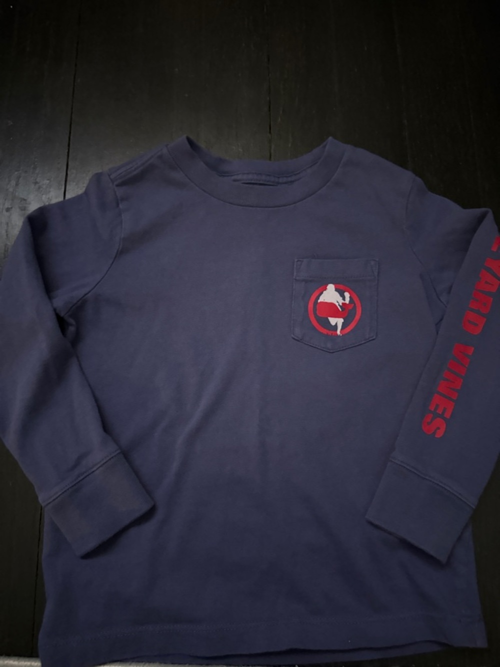 Vineyard Vines Navy Lacrosse Long Sleeve